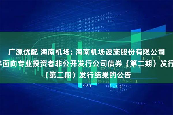 广源优配 海南机场: 海南机场设施股份有限公司关于2025年面向专业投资者非公开发行公司债券（第二期）发行结果的公告